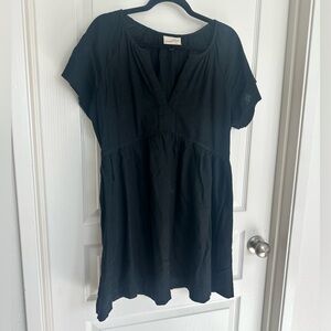 Universal Thread Black Linen Mini Dress Size Medium